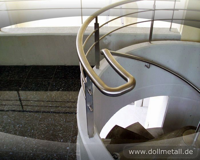 Wendel Geländer Edelstahldesign