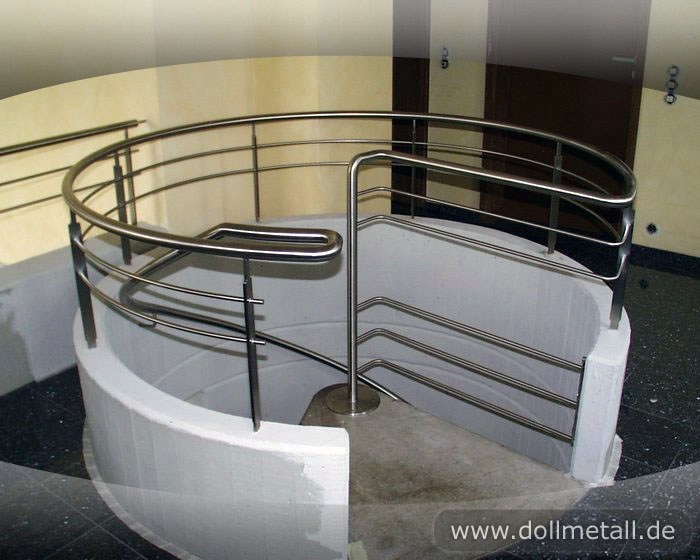 Wendel Geländer Edelstahldesign