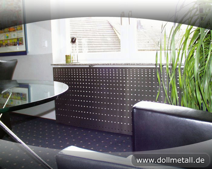 Beicht Heizkörperverkleidung Edelstahldesign